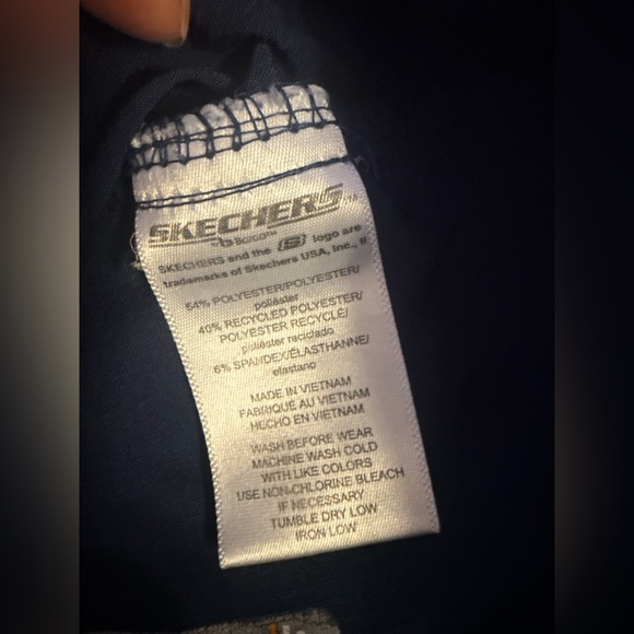 Skechers by Barco Women's Reliance Cargo Drawstring Pant Blue  MP missing string - Picture 4 of 16